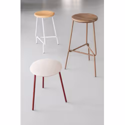 Taboret MIAM - dąb milky
