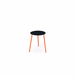 Taboret MIAM - czarny