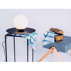Lampa stołowa SKIVA BALL M - czarny