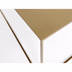 Stół kawowy TENSIO METAL 100x60 - złoty