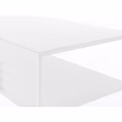 Konsola TENSIO 2 FLOOR METAL 100x35 - biały