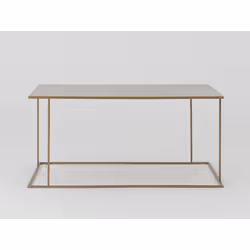 Stół kawowy WALT METAL 100x60 - złoty