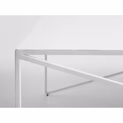 Stolik MEMO METAL 140 - biały