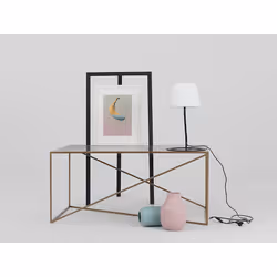 Stolik MEMO METAL 100x60 - złoty