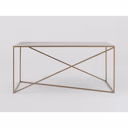 Stolik MEMO METAL 100x60 - złoty