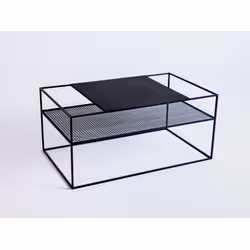 Stół kawowy MATRIX METAL 100x60 - czarny