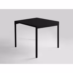 Stół jadalniany OBROOS METAL 80x80 - czarny