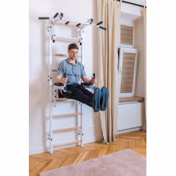Drabinka sportowa BenchK 732W z osprzętem - biały