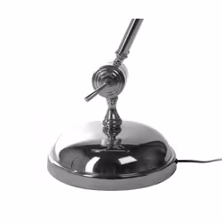 Lampa podłogowa niklowana