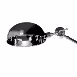 Lampa podłogowa niklowana