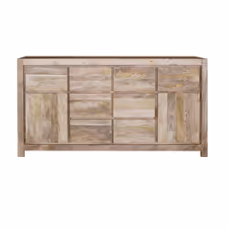 Komoda drewniana z szufladami NARVIK NR-05-MN 180 cm - naturalny