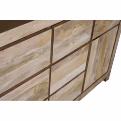 Komoda drewniana z szufladami NARVIK NR-05-MN 180 cm - naturalny