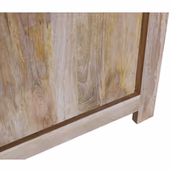 Komoda drewniana z szufladami NARVIK NR-06-MN 200 cm - naturalny