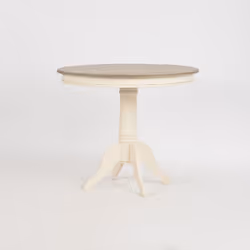 Stół okrągły RIMINI 116 90cm - kremowy