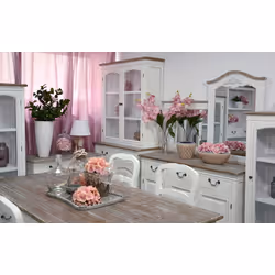 Stół prowansalski RIMINI WHITE 026 160x80 - biały
