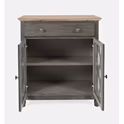 Komoda dwudrzwiowa AVOLA GREY 2D/1S - szary