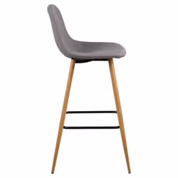 Hoker WILMA 101 cm - jasny szary/brązowy
