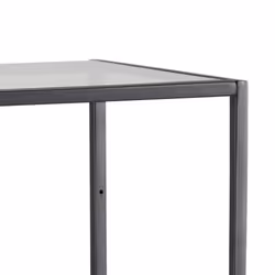 Regał wąski SEAFORD 119,5 cm - czarny