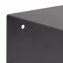 Półka metalowa JOLIET 35 cm - czarny