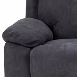 Sofa 3-osobowa z funkcją relaks MORA - ciemny szary