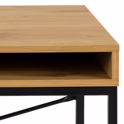 Biurko z szufladą i półką SEAFORD 140 cm - dziki dąb