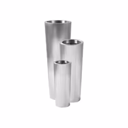 Lustrzana wysoka donica HT007-2 90 cm - stalowy