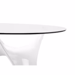 Stół okrągły FT318 120 cm - biały