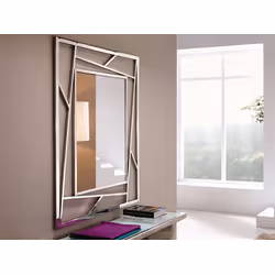 Lustro wiszące GG1019A 100x120 - srebrny