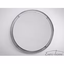 Lustro okrągłe LW6852 89 cm - srebrny