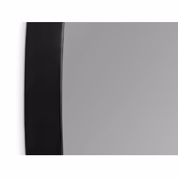 Lustro okrągłe 16F-572 Ø80 cm - czarny