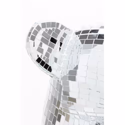 Dekoracja stojąca MOSAIK WELCOME PANTHER RIGHT XL - srebrny