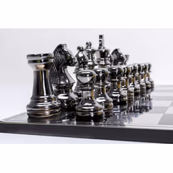 Dekoracja metalowa CHESS 60x60