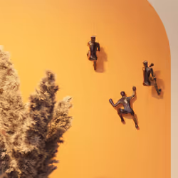 Dekoracja ścienna CLIMBER ROPE - brązowy
