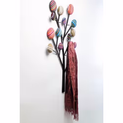 Wieszak ścienny BUBBLE TREE - multikolor