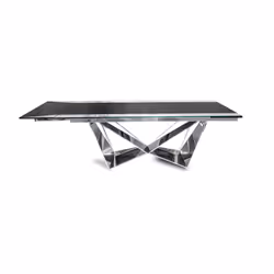 Stół rozkładany CT2099 210/290x75 - czarny/srebrny