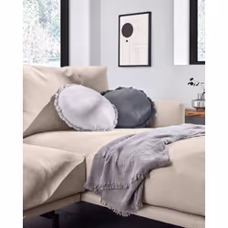 Poszewka bawełniana niebieska 45 cm