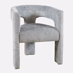 Krzesło z podłokietnikami LEITH - jasny niebieski