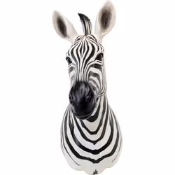 Dekoracja ścienna ZEBRA 33x78 - czarny/biały