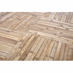 Stół ogrodowy bambusowy SOLE 200x98 - naturalny