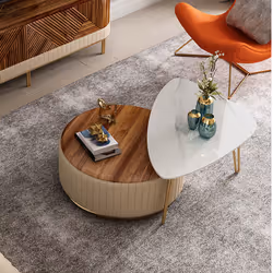 Zestaw dwóch stolików kawowych ADELE