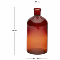 Wazon szklany BRENNA 28 cm