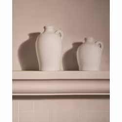 Wazon dekoracyjny PALAFRUGELL 23 cm - biały