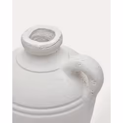 Wazon dekoracyjny PALAFRUGELL 23 cm - biały