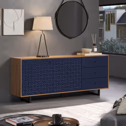 Komoda bez frontów SENTRA - dąb artisan