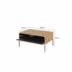 Stolik ze schowkiem TREND TR-09 - dąb artisan