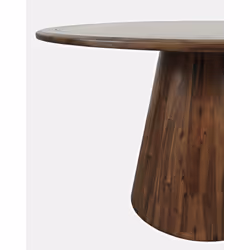 Stół okrągły AVOLA 127 cm - orzech