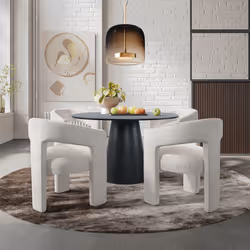 Stół okrągły AVOLA 127 cm - orzech