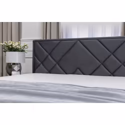 Łóżko z pojemnikiem LINARES SLIM 160x200 - tkanina Solar 96