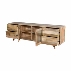 Drewniana szafka RTV ST-24-MN - naturalny