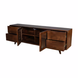 Drewniana szafka RTV ST-24-MWL - orzech